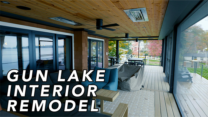 Gun Lake Interior Remodel in West Michigan